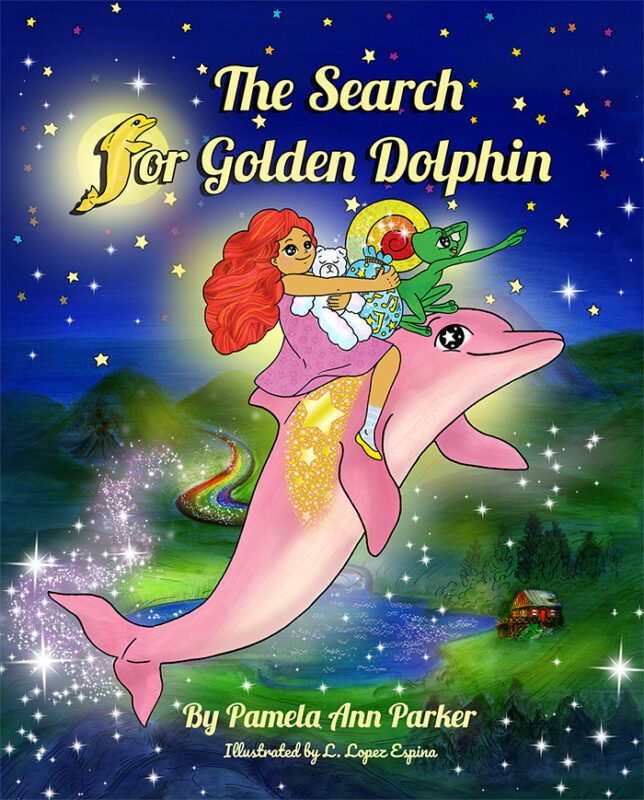 The Search for Golden Dolphin picture book cover