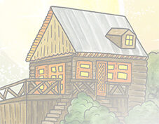 The Cabin from the children's book